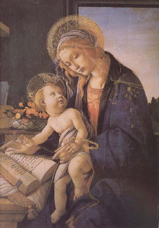 Sandro Botticelli Son of Our Lady of teaching reading oil painting image